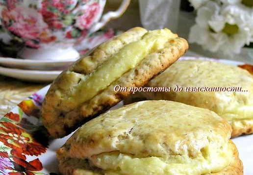 1. Этап. Сочники с кокосовой стружкой: Подавайте к столу.