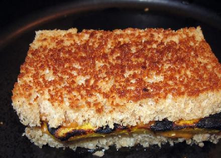 1. Этап. Вельветовый Элвис (Velvet Elvis): Обжариваем на сковороде.