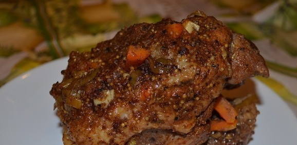 1. Этап. Буженина из говядины в мультиварке: Готово!