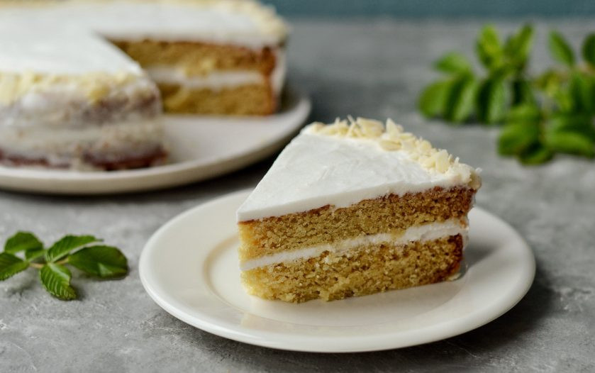 1. Этап. Торт из кокосовой муки: Торт из кокосовой муки готов, приятного аппетита!