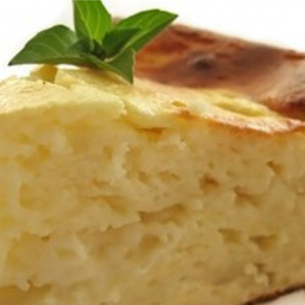 Творожный пирог с яблоками