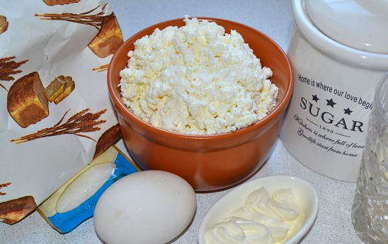 1. Этап. Бабушкины сырники: Подготовим ингредиенты.