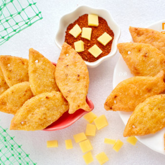 Сырные крекеры-рыбки