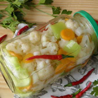 Закатка цветной капусты