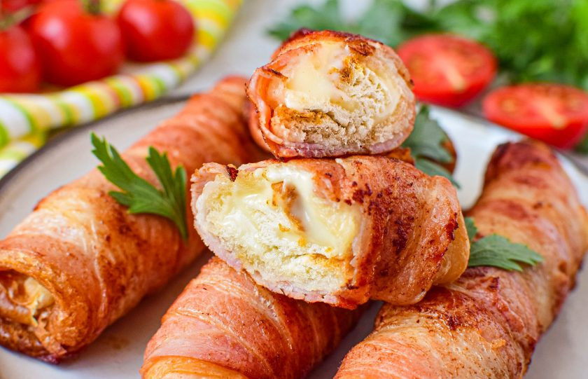 1. Этап. Рулеты с беконом: Приятного аппетита!