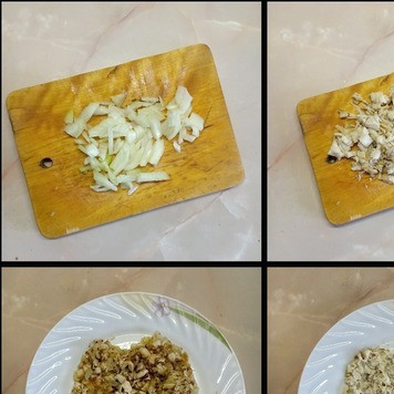 1. Этап. Салат Клубничка: *