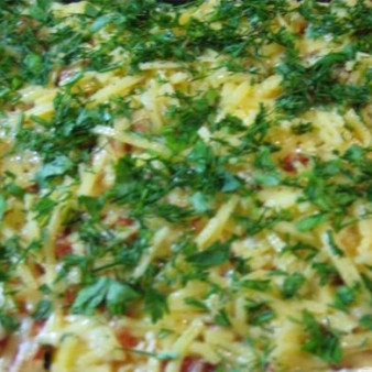 Картошечка под мясной шубкой