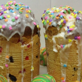 Кулич с цукатами