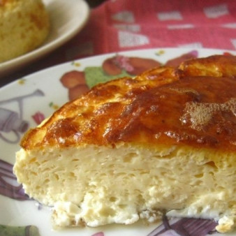 Омлет с сыром в духовке