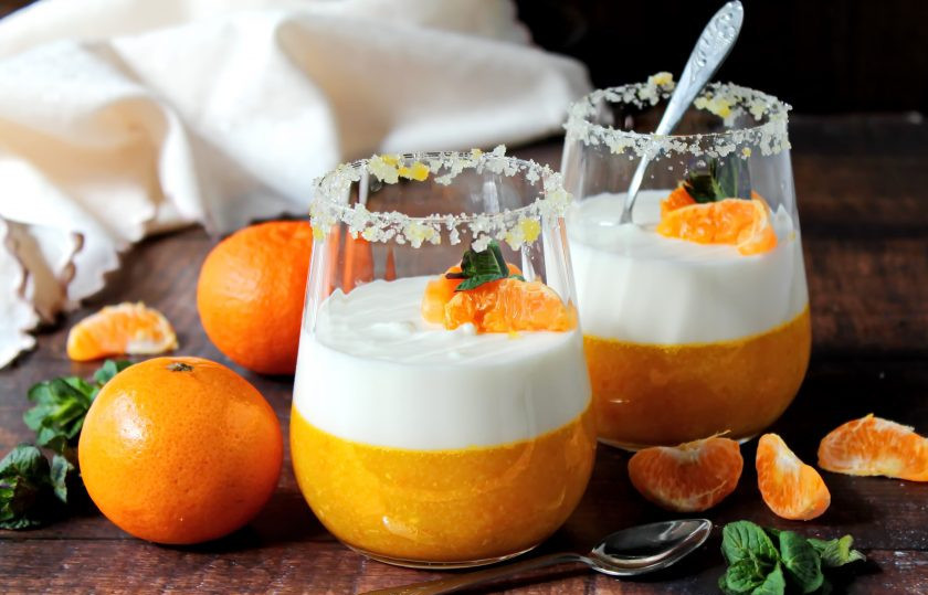 1. Этап. Сметанно-мандариновое желе: Приятного аппетита!