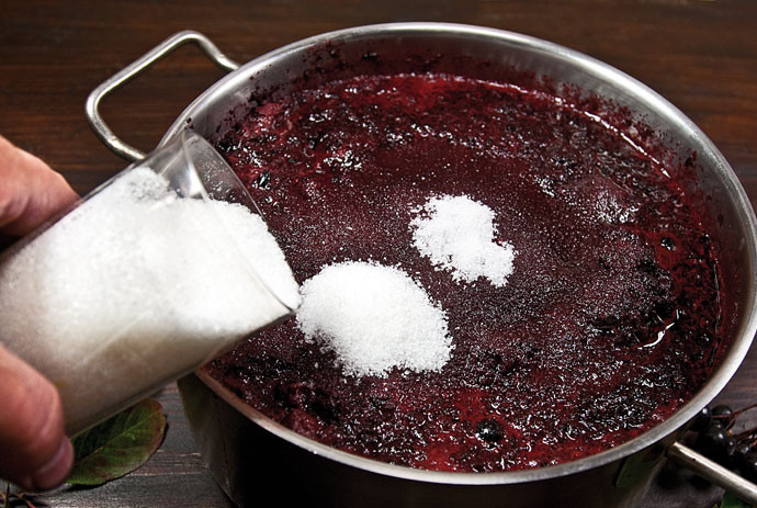 1. Этап. Вино из рябины: 3. После можно добавить сахар. В рецепте приготовления вина из рябины используются пропорции примерно 100 граммов сахара на 1 килограмм ягод. Вы можете уменьшать или увеличивать количество сахара по вкусу, однако сильно не увлекайтесь.