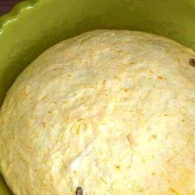 1. Этап. Хлеб с тыквенными семечками: За это время тесто увеличится в 2-3 раза.