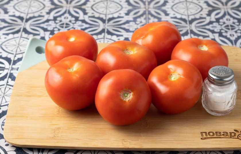 1. Этап. Классическая томатная паста: Подготовьте все ингредиенты.