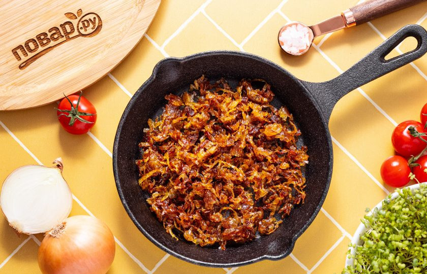 1. Этап. Лук глазированный: Лук глазированный готов!