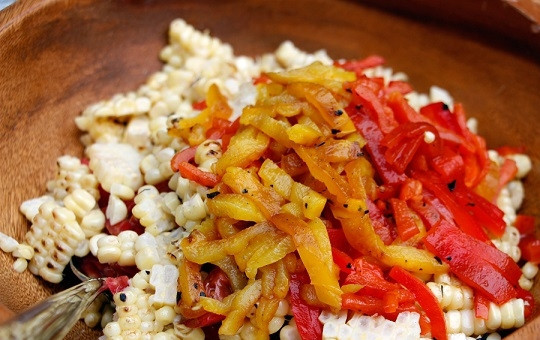 1. Этап. Салат с рукколой: 5. Выложите все в салатник.