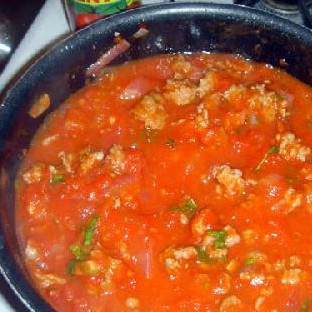 1. Этап. Запеченный Зити: Готовый соус: