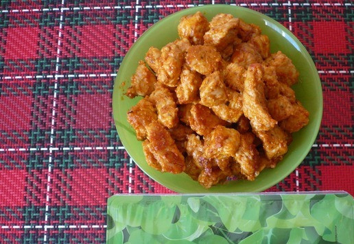 1. Этап. Слойка с индейкой: Готовое мясо грудки индейки для начинки.