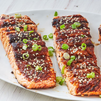 Asian BBQ Grilled Salmon