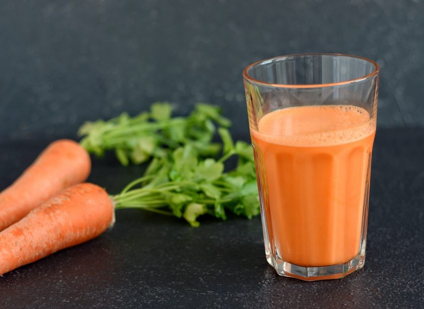 1. Этап. Морковный фреш: Морковный фреш готов, приятного аппетита!