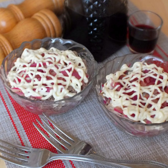 Салат Мужские слезы с говядиной