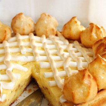 Торт из заварного теста