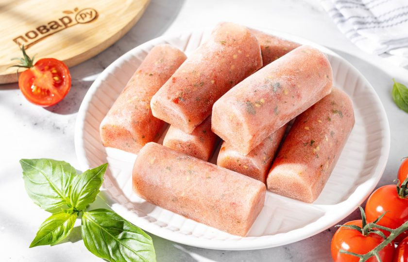 1. Этап. Пюре из помидоров замороженное: Пюре из помидоров замороженное готово!