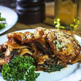 1. Этап. Лазанья с баклажанами: 9. Лазанья с баклажанами готова! Приятного аппетита!