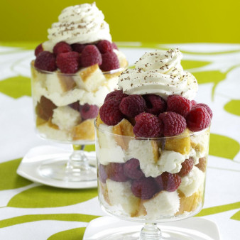 Raspberry Cheesecake Trifle