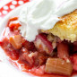 Strawberry Rhubarb Cobbler
