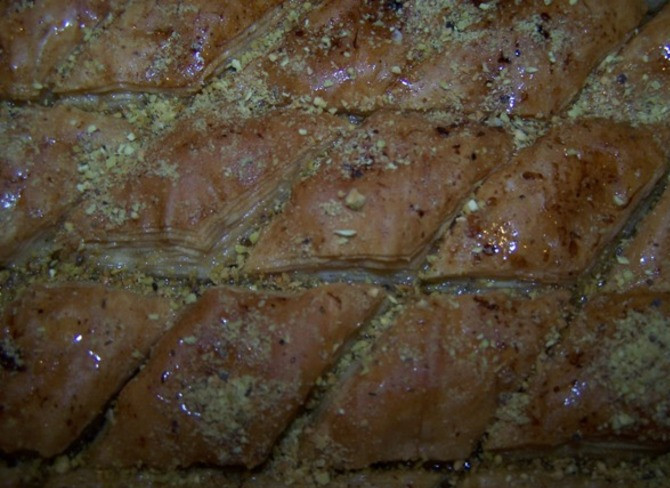 1. Этап. Пахлава домашняя: Получаем готовую пахлаву, которую можно подавать к столу.