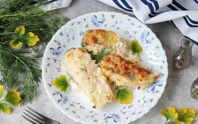 1. Этап. Форель в сливочно-сырном соусе: Форель в сливочно-сырном соусе готова! Приятного аппетита!