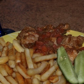 Телятина, жареная на сковороде