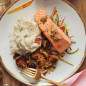 Salmon in Parchment with Olive Butter