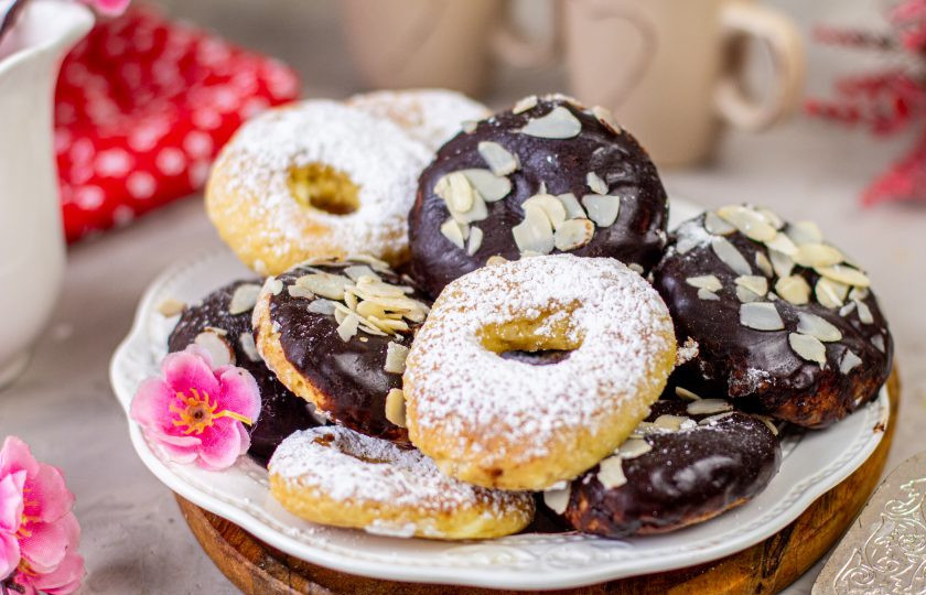 1. Этап. ПП пончики: Пончики готовы! Приятного чаепития!