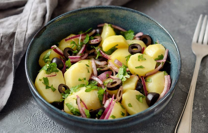 1. Этап. Марокканский картофельный салат: Марокканский картофельный салат готов, приятного аппетита!