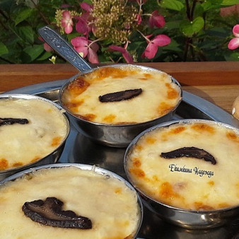 Жюльены из белых грибов