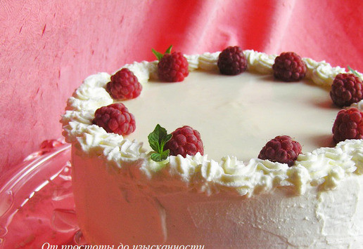 1. Этап. Торт Малиновая роскошь: Подавайте к столу.
