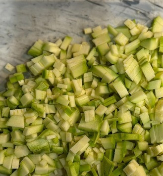 1. Этап. Филе индейки под шубкой: Для овощной 