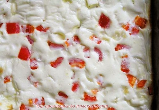 1. Этап. Белковая фриттата с курицей и брынзой: Подавайте к столу.