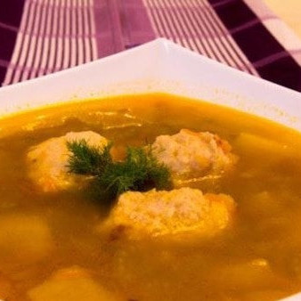 Суп гречневый с фрикадельками