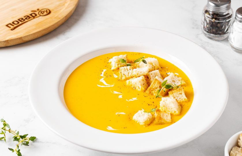 1. Этап. Оранжевый суп: Оранжевый суп готов, приятного вам аппетита!