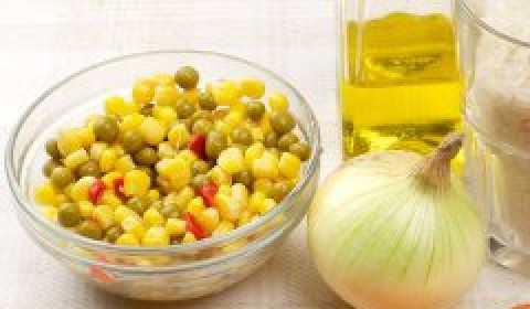 1. Этап. Рагу с овощами и рисом: Подготовьте все необходимые продукты.