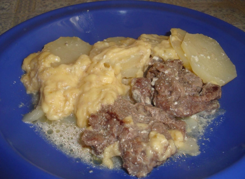 1. Этап. Говядина в мультиварке Панасоник: Приятного аппетита!