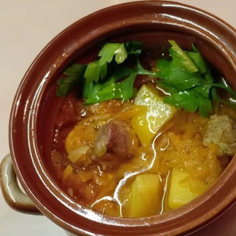 Картошка с мясом в духовке