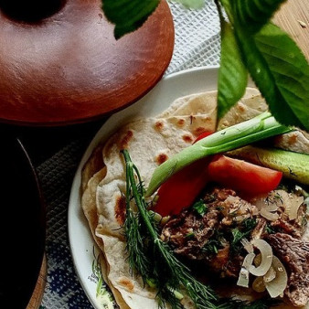 Индейка Духовая на лаваше