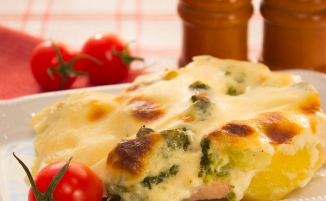 1. Этап. Индейка под соусом бешамель: Приятного аппетита!