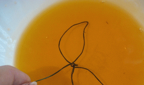 1. Этап. Торт Феи: 24. Растворить желатин и немного прогреть. Добавить немного пищевого красителя. Опустить заготовку и немного подождать, пока не появится тоненькая пленочка.