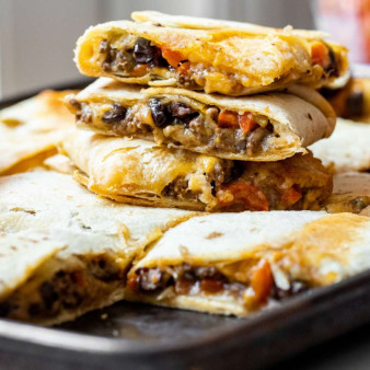Loaded Sheet Pan Quesadillas