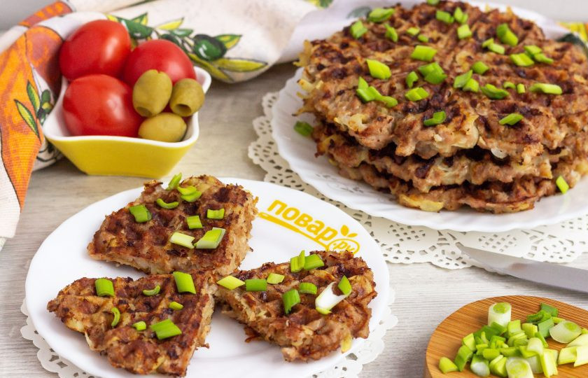 1. Этап. Мясные вафли: Приятного аппетита!