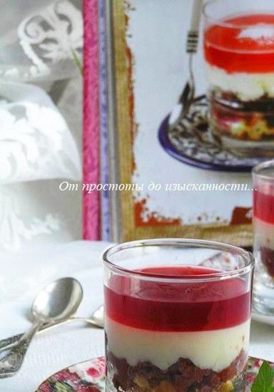 1. Этап. Венский десерт Пьяная вишня: Приятного аппетита!